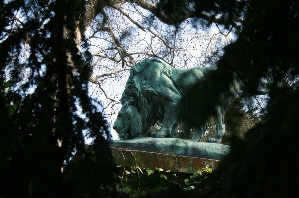 De Leeuwenfontein bij Jardin des Plantes